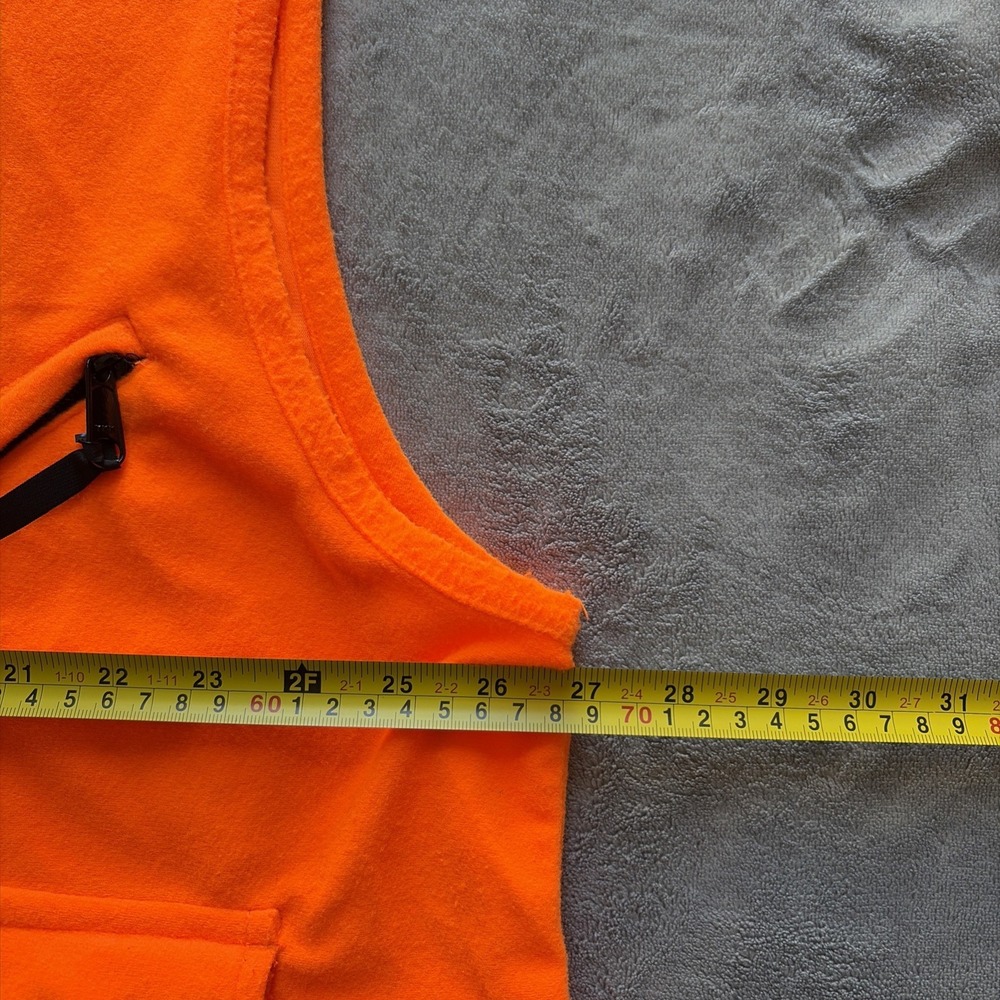 Vintage Sports Afield Blaze Orange Hunting Vest Mens XL Bird Pouch - Picture 5 of 7